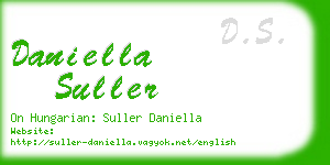 daniella suller business card